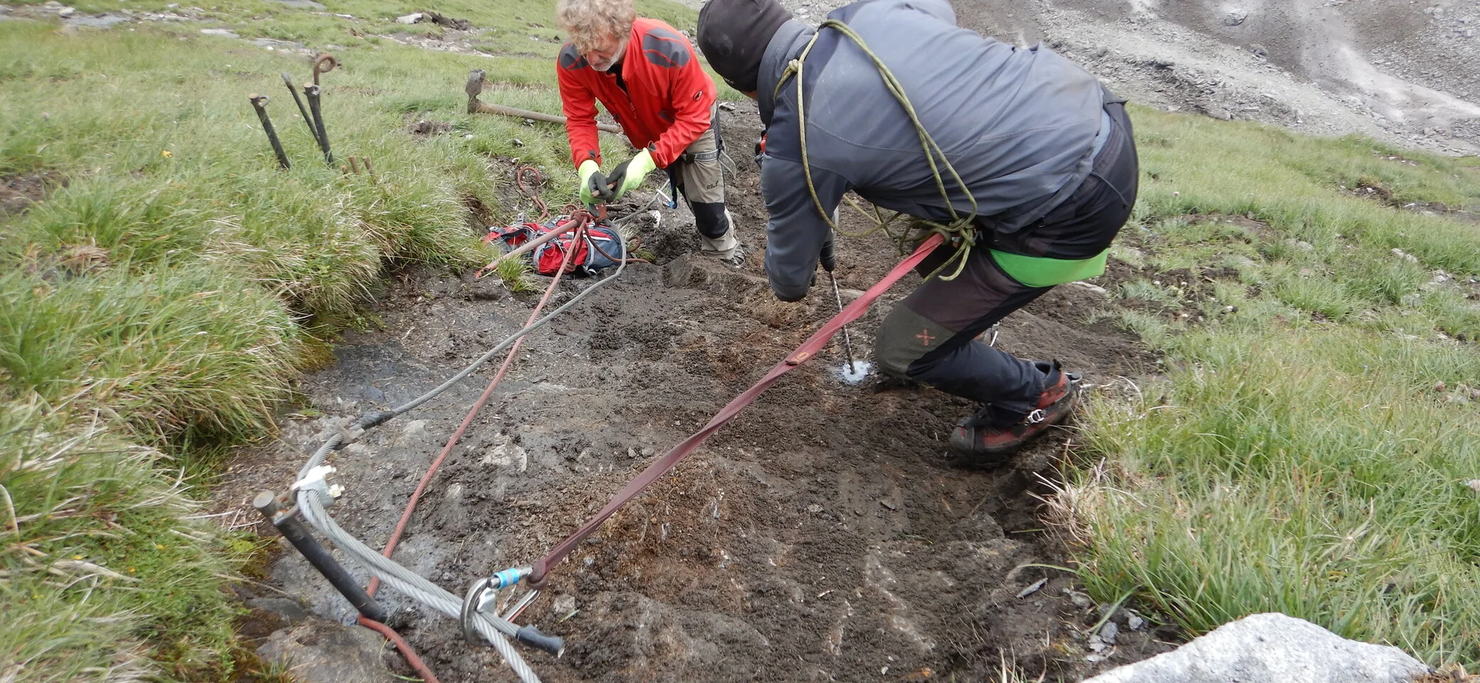 Wegsanierung Gleiwitzer Hütte | © DAV Gangkofen Wegsanierung Gleiwitzer Hütte | © DAV Gangkofen